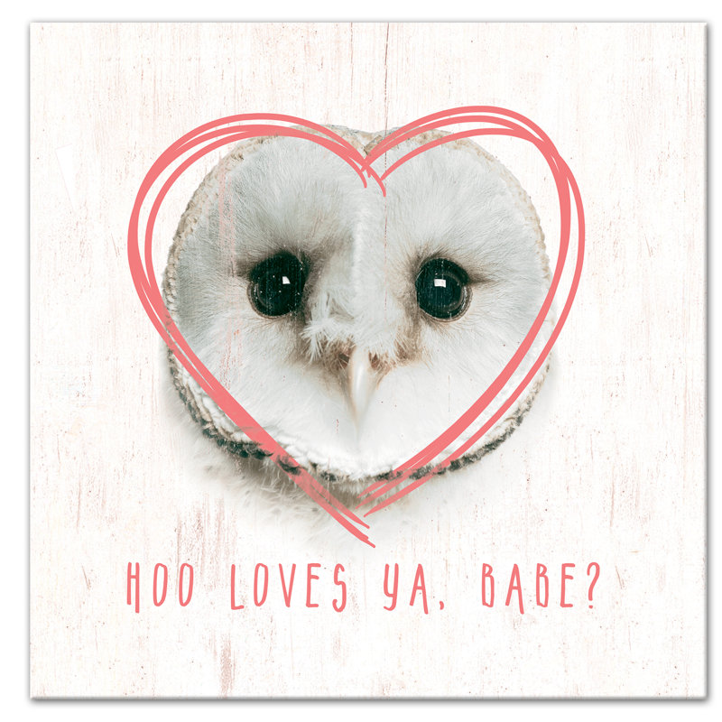 Hibou love Mccreery, H 20 po x l 20 po x P 1,25 po
