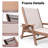 5-Position Folding Chaise Lounge, Textilene Outdoor Chair with HDPE Frame & Cup Holder for Poolside, Patio & Garden