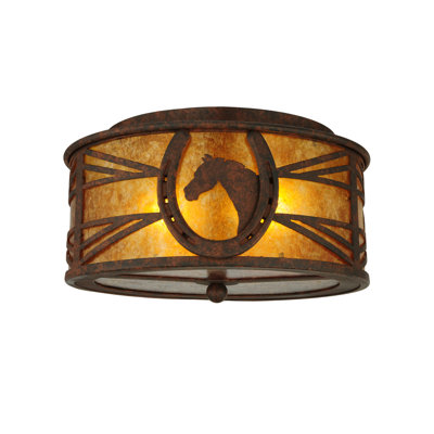 Rustic Lodge 2 - Light Flush Mount