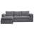 Cozy Modern Boneless L-Shaped Sectional Sofa – Reversible Chenille, Pet-Friendly, Cloud-Like Comfort, No Assembly-339413725