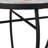 Round Mosaic Bistro Table, Outdoor Patio Side Table with Artistic Metal Base