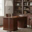 Ensemble d'éclairage trois pièces beige et nickel brossé