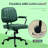 Office Chair, Adjustable For Home & Office, Comfy Seating With Stylish Retro Vibe