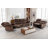 Ireneo 3-Piece Stain Resistant Microfiber Manual Reclining Living Room Set-100500986