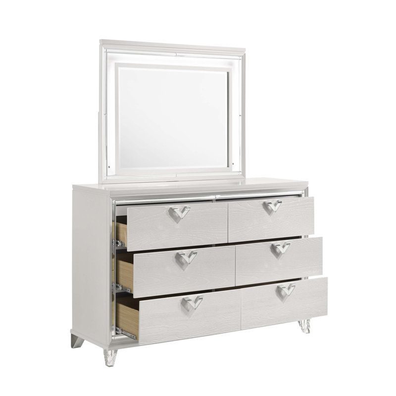 Commode 6 tiroirs Ceri