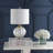 Haas 17.5" Glass/Crystal LED Table Lamp-1434444421