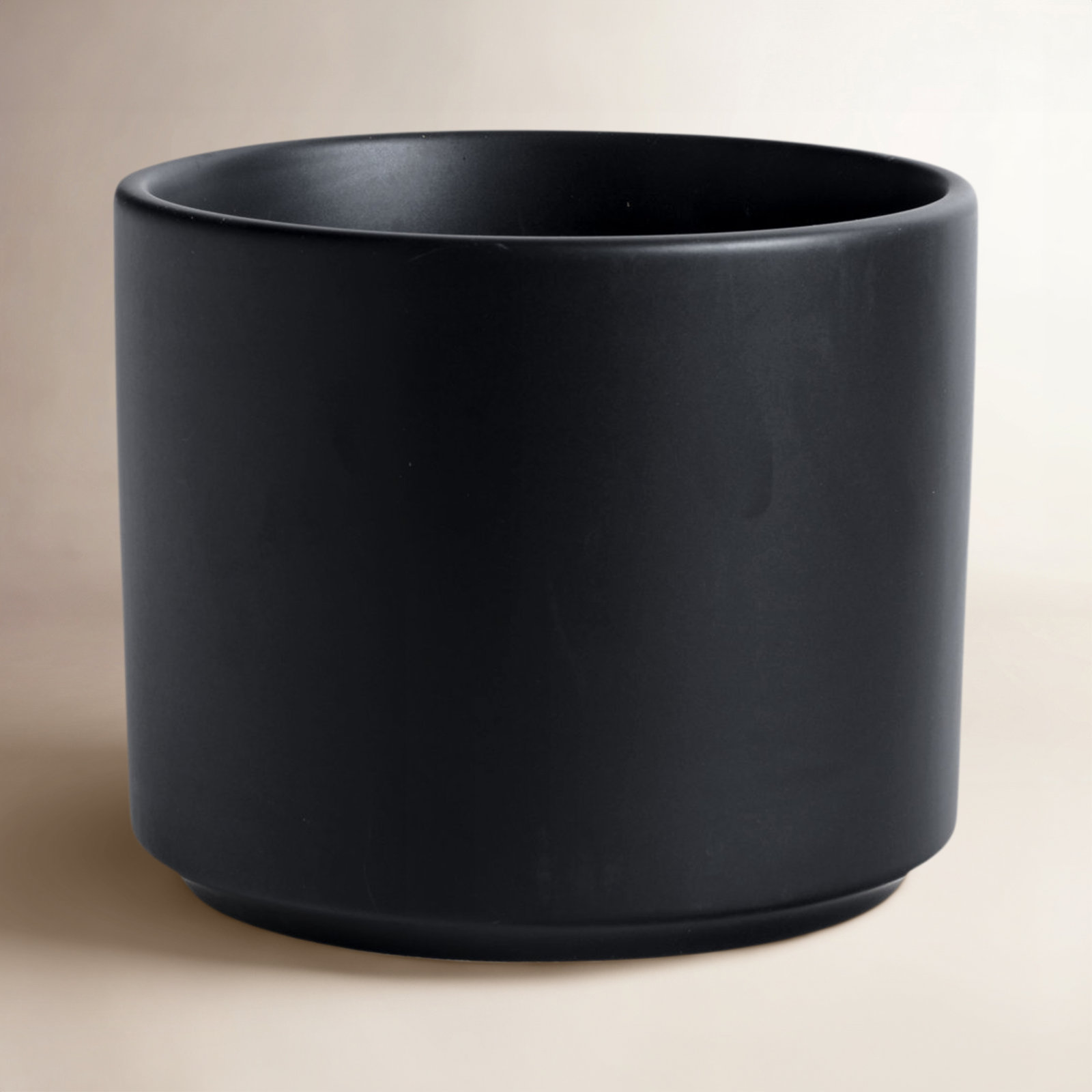 Ceramic Pot Planter, Black