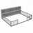 Floor Bed With Side Bookcase,Shelves,Guardrails-1567838118-1567838116