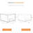 4 Pack Stackable Clear Laundry Storage Drawer Organizer Set with Labels