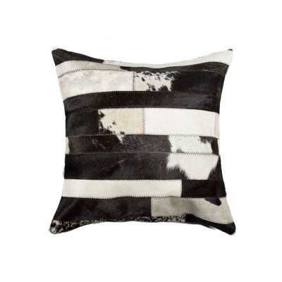 Coussin 18 "en peau de vache abstraite