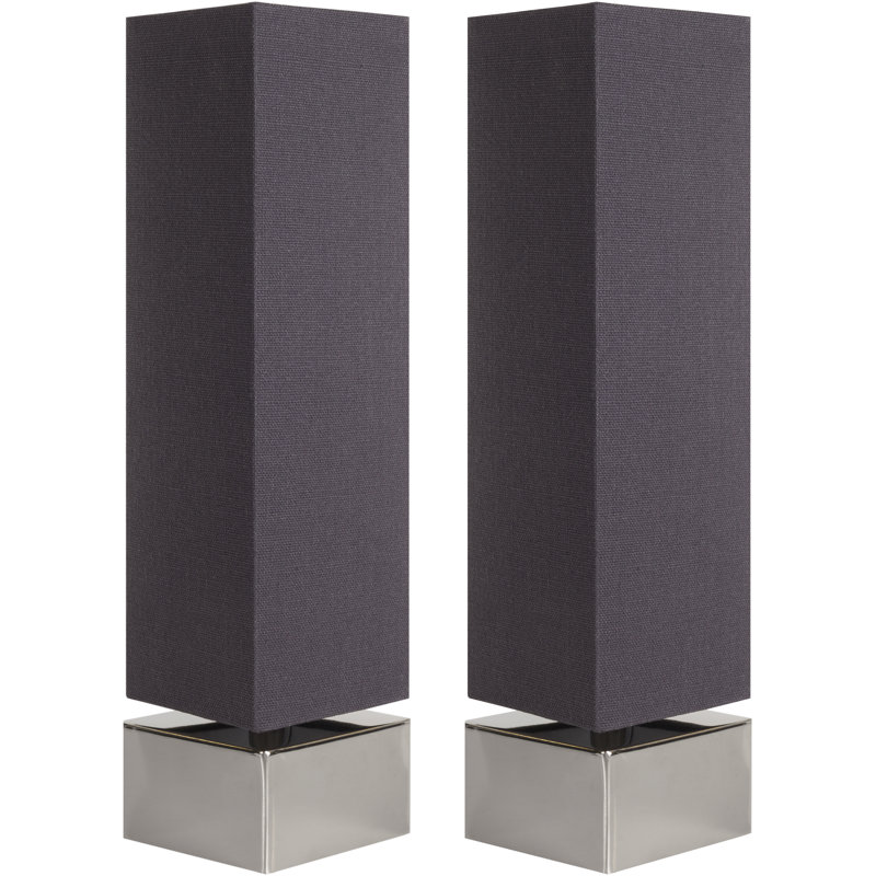 Covet Metal Table Lamp, Gray