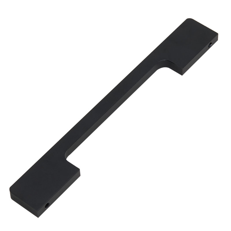2Pcs Matte Black Furniture Handles, 160mm