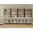 Office Furniture Set: 59In Modern Executive Desk With Charging Station And Drawers And Four 72In Tall Bookcases, Home Office Furniture For Work Study-35595126