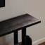 Console noire en bois massif-1300522073
