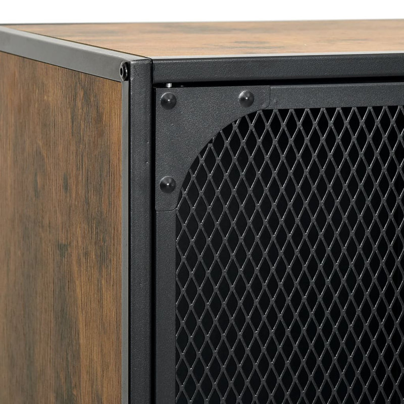 Peristerona 2 - Door Rectangle Accent Cabinet, Brown