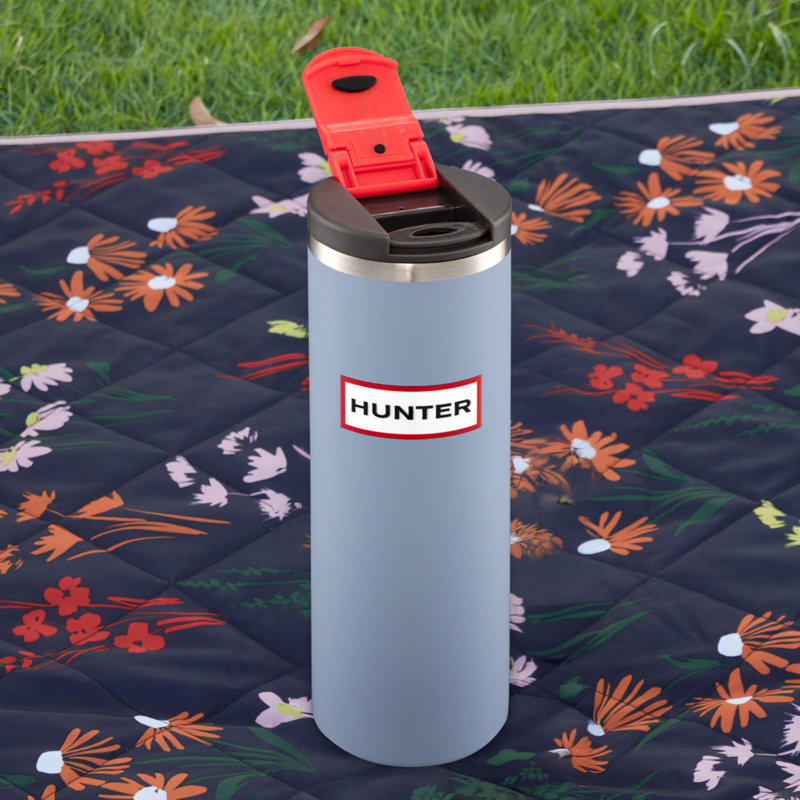 Hunter Travel Tumbler Stainless Steel 16 oz, Blue/Grey