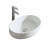 Vitreous China Oval Vessel Bathroom Sink