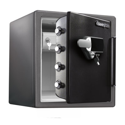 SentrySafe 1,23 pieds cubes Pi. Sécurité incendie / eau avec verrouillage d'alarme numérique à écran tactile