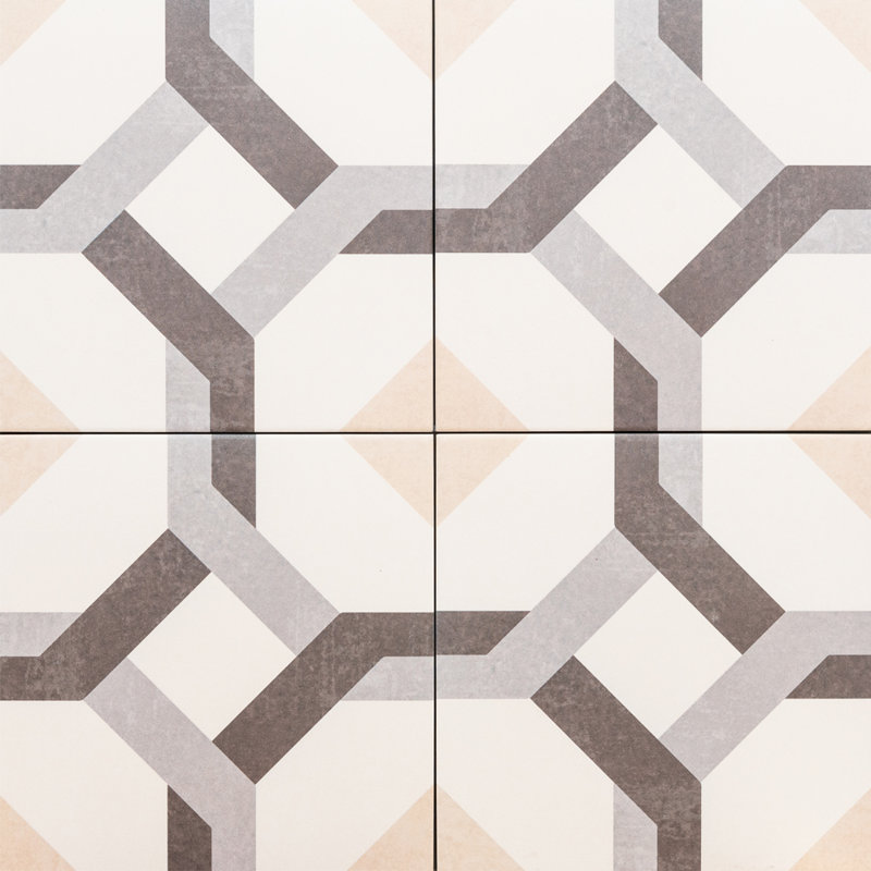 Carreau de porcelaine pour mur et plancher DaVinci 7,9 po x 7,9 po