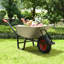 Varrick Metal Wheelbarrow Planter-1881907284