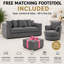 4 - Piece Living Room Set-659910424