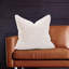 Housse et insert de coussin carré en fausse fourrure-50629631-50629630