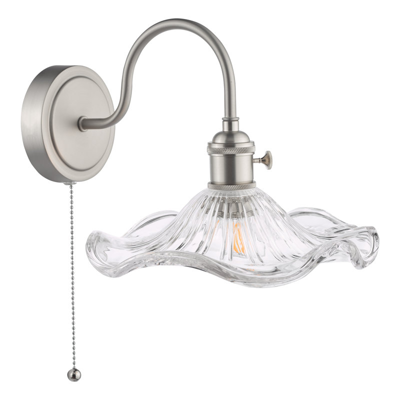 Wall Light, Antique Chrome