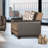 PrimeNest Daceyville Collection Upholstered Convertible Loveseat with Storage