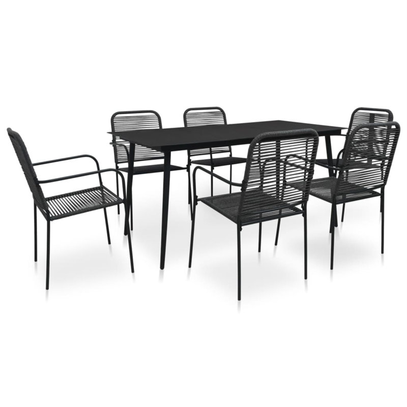 Perrin Square Dining Set, 29.1" H x 74.8" W x 35.43" L, 8