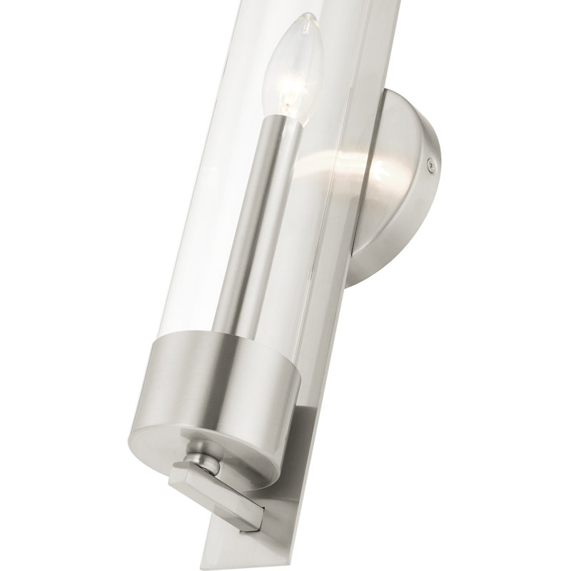 Dimmable Bath Sconce, Brushed Nickel