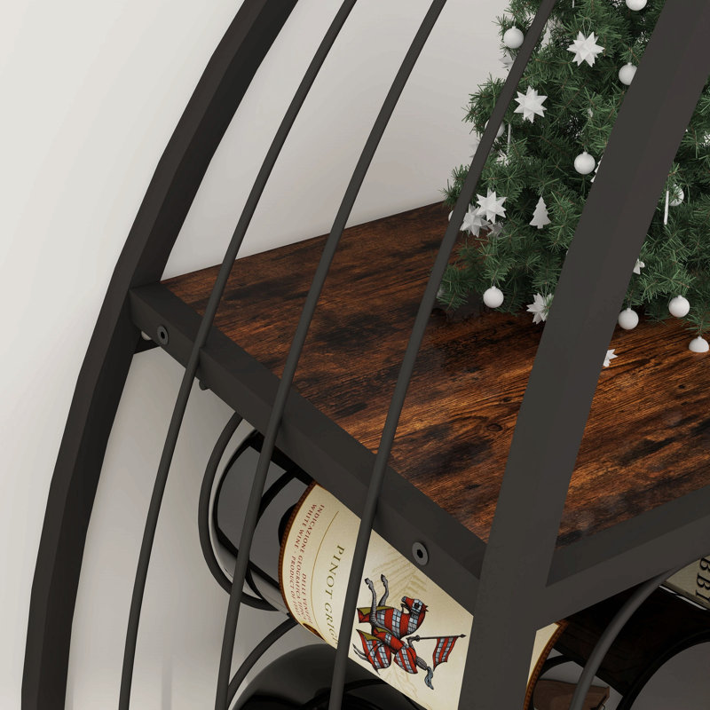 Armoire à vin en forme de voilier, présentoir 2 pièces, armoire à vin autoportante avec rangement pour bouteilles, bar à spiritueux et à vin, cuisine, salle à manger
