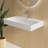 32'' Wall Mounted Bathroom Sink Solid Surface Sink with Faucet Hole