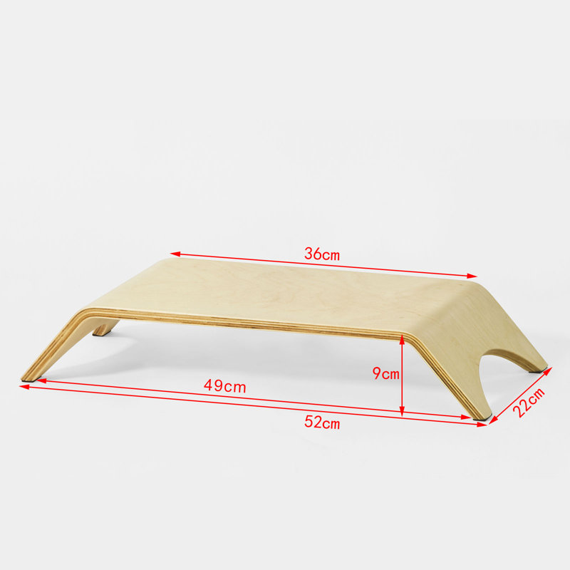 Doll Wood Monitor Stand