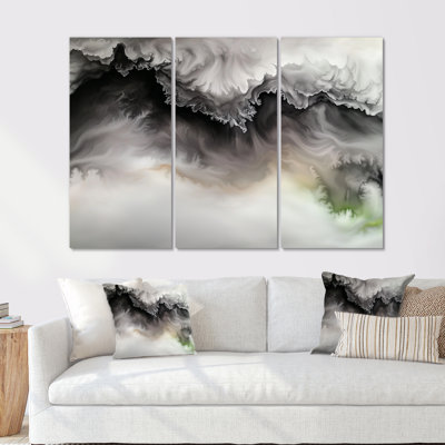 «Celestial Marble Shift II», ensemble d'art mural abstrait en marbre
