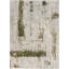 Tapis d'entrée à motif abstrait vert / beige 3 pi x 5 pi (2 pi 8 po x 4 pi 8 po) Silvan-1947512160