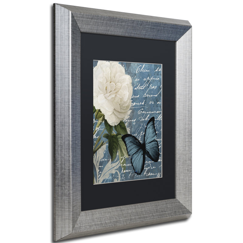 Jadaya «Anastasia» par Jadaya, impression encadrée, H 20 po x l 16 po x P 0,5 po, Noir, Toile avec cadre argenté