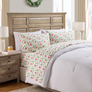 Ensemble de draps en flanelle de coton Hallmark