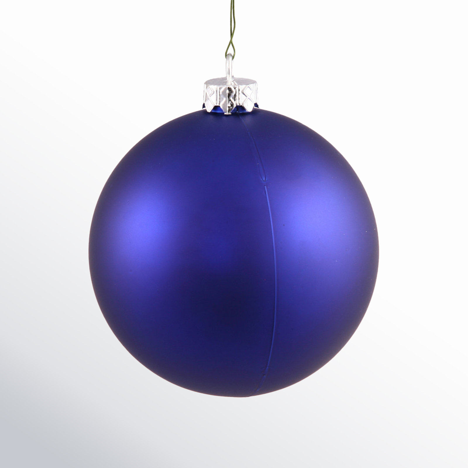 Holiday Décor Ball Ornament, Cobalt Blue, 3" H x 3" W x 3" D