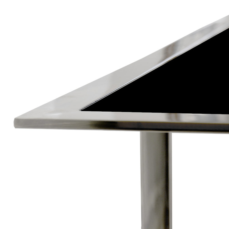 Luxe 47'' Glass Top Console Table