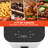3.2 Quart Air Fryer with Viewing Window & 304 Stainless Steel Coating-123843953
