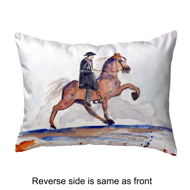 Outdoor Reversible Throw Pillow, 11" x 14"
