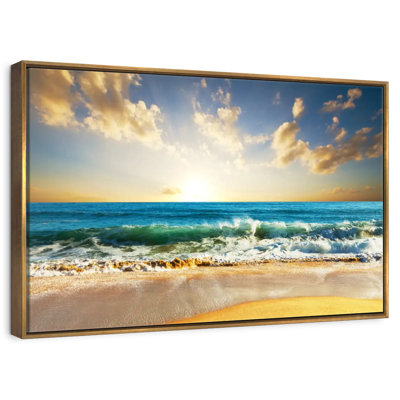 Coucher de soleil sur l'océan