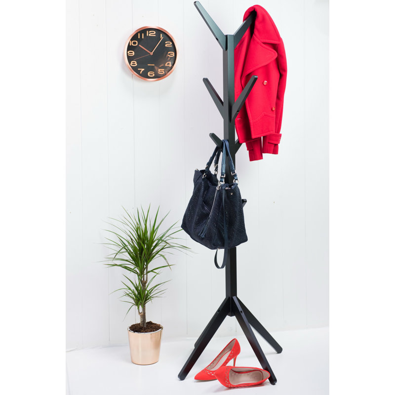 Heaton Freestanding Coat Rack, Black
