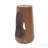 Outdoor Side Table With Hollow Design, Lightweight Concrete, Wood-Like Texture, Ideal For Patio, Balcony, And Poolside-1145428303