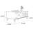 Light luxury retro solid wood coffee table