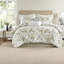 Ensembles de literie de luxe en coton confortable, style floral spacieux pour toutes les saisons