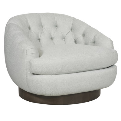 Langston By Michael Weiss Tufted Barrel Chair