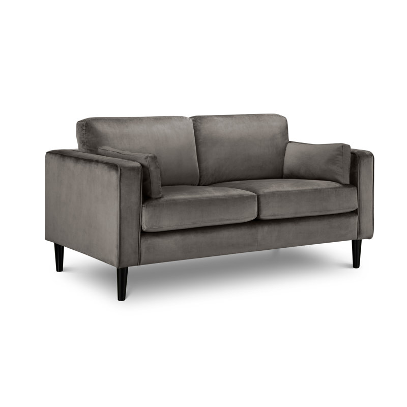 Gagarin 2 Seater Velvet Loveseat, Grey