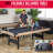 GoSports Portable Pool Table - No Assembly Required Folding Billiard Table in Oak-99489135