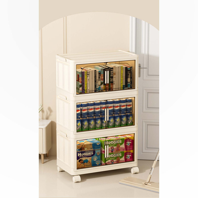Plastic Storage Cabinet with Wheels